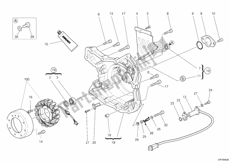 Tutte le parti per il Generatore del Ducati Monster S2R 1000 2008